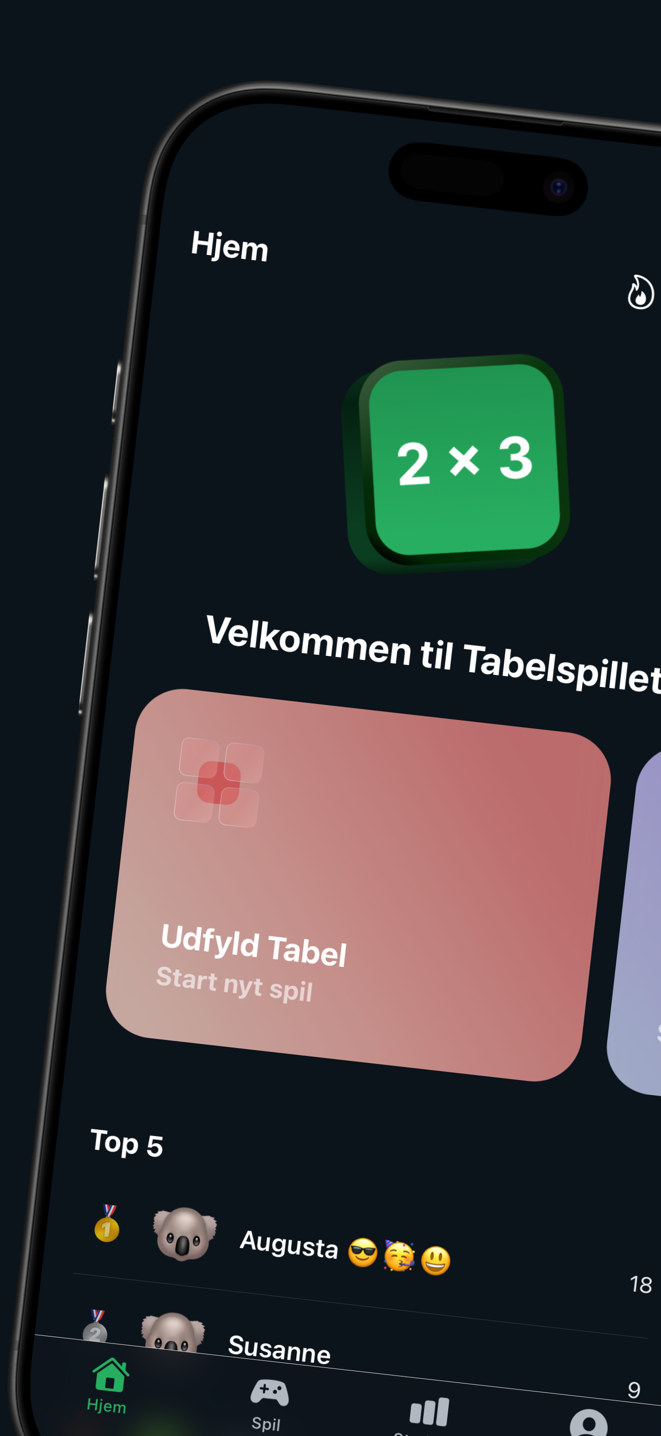 App – hjemmeskærm